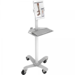 KEYBOARD TRAY FOR MEDICAL ROLLING CART WHITE