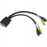 S-VIDEO / COMPOSITE CABLE - 60 PIN LFH - MALE - 4 PIN MINI-DIN;RCA - MALE - 1 FE