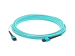 Fiber Optic Patch Network Cable - Fiber Optic for Network Device - 98.43 ft - MPO Female Network - MPO Female Network