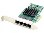 10/100/1000Mbs Quad Open RJ-45 Port 100m PCIe x4 Network Interface Card - Cost effectively add additional ports and connectivity