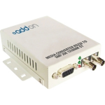 SERIAL RS232 TO FIBER MMF 1310NM 2KM ST SERIAL MEDIA CONVERTER