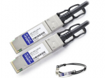 Cisco QSFP-H40G-CU3M Compatible 40GBase-CU QSFP+ to QSFP+ Direct Attach Cable (Passive Twinax 3m TAA) - 100% application tested and guaranteed compatible