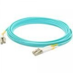 THIS IS A 50M HP QK737A COMPATIBLE LC (MALE) TO LC (MALE) AQUA DUPLEX RISER-RATE