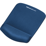 PlushTouch Mouse Pad/Wrist Rest with FoamFusion Technology - Blue - 9.4 inch x 7.3 inch x 1 inch - Blue