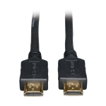 High Speed HDMI Cable Ultra HD 4K x 2K Digital Video with Audio (M/M) Black 35ft - HDMI for Audio/Video Device TV iPad Projector Satellite Receiver - 35 ft - 1 x HDMI Male Digital Audio/Video - 1 x HDMI Male Digital Audio/Video - Shielding - Black