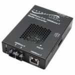 This Gigabit Ethernet Stand-Alone Media Converter can be used in conjunction with lower cost 1000BASE-T switches companies can take advantage of the high bandwidth Gigabit Ethernet offers without all of the higher costs.