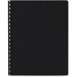 Grain Presentation Covers Oversize Black 200 Pack - Letter - 8.75 inch Width x 11 inch Length Sheet Size - Leather - Black - 200 / Pack